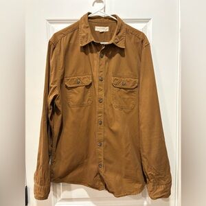 Aeropostale Men’s Carmel Button Down Shirt